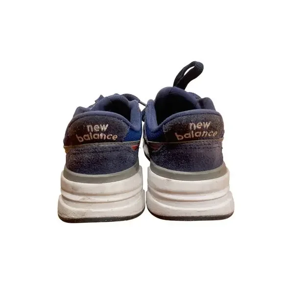 New Balance 997R Sneakers Blue/Red Boys Size 2.5 - Picture 4 of 8